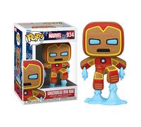 Funko POP! Marvel: Holiday - Iron Man Collectible Toy - Marvel Comics - Figuras Miniaturas Coleccionables Para Exhibición - Idea De Regalo - Mercancía Oficial - Juguetes Para Niños Y Adultos