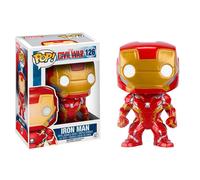 Figura Funko Pop Marvel Iron Man Capitán América Civil War Vinilo 9 cm