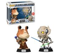Funko Pop Jar Binks Vs General Grevious Special Edition 2 Pack con protección de plástico