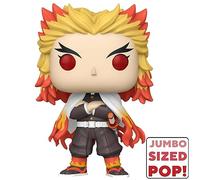 Funko Pop! Jumbo: Demon Slayer - Rengoku - Guardianes de la Noche - Figura de Vinilo Coleccionable - Idea de Regalo - Mercancia Oficial - Juguetes para Niños y Adultos - Anime Fans