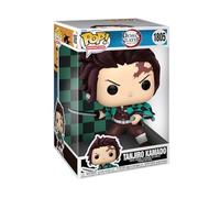 Funko Pop! Jumbo: Demon Slayer - Tanjiro - Guardianes de la Noche - Figura de Vinilo Coleccionable - Idea de Regalo - Mercancia Oficial - Juguetes para Niños y Adultos - Anime Fans
