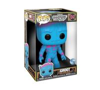 Funko Pop! Jumbo: Guardians of The Galaxy 3 - Groot - Luz Ultravioleta - Guardianes de la Galaxia - Figura de Vinilo Coleccionable - Idea de Regalo- Mercancia Oficial - Juguetes para Niños y Adultos