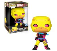 Funko Pop! Jumbo: Marvel - Daredevil - (YLwith RD) - Luz Ultravioleta - Marvel Comics - Cómics Marvel - Figura de Vinilo Coleccionable - Idea de Regalo- Mercancia Oficial - Comic Books Fans