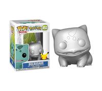 Funko Pop Jumbo Pokémon Bulbasaur Plateado 10 Pulgadas Edición Especial Exclusiva