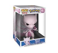Funko Pop! Jumbo: Pokemon - Mewtwo | Merchandising Oficial de Videojuegos - Figura de Vinilo Coleccionable para Decoración - Regalo Friki de Cumpleaños