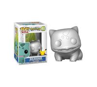 Funko pop jumbo pokemon s6 bulbasaur plateado efecto metalico 10pulgadas edicion especial exclusivo 59874
