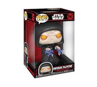 Funko Pop! Jumbo: Star Wars Darkside - Emperor Palpatine - Emperador Palpatine - Figura de Vinilo Coleccionable - Idea de Regalo- Mercancia Oficial - Juguetes para Niños y Adultos - Movies Fans