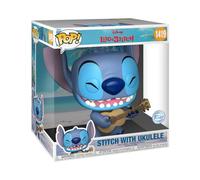 Funko Pop! Jumbo: Stitch - with Ukele - Lilo and Stitch - Figura de Vinilo Coleccionable - Idea de Regalo- Mercancia Oficial - Juguetes para Niños y Adultos - Movies Fans - Muñeco para Coleccionistas