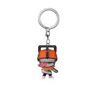 Funko Pop! Keychain: Chainsaw Man - Chainsaw Man - Minifigura de Vinilo Coleccionable Llavero Original - Relleno de Calcetines - Idea de Regalo - Mercancia Oficial - Anime Fans - Minifigura