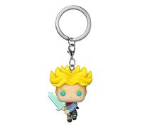 Funko Pop! Keychain: DBS - Super Saiyan Trunks with Sword - Dragon Ball Super - Minifigura de Vinilo Coleccionable Llavero Original - Relleno de Calcetines - Idea de Regalo- Mercancia Oficial