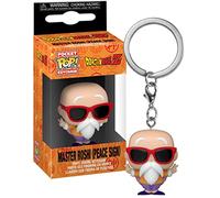 Funko POP! Keychain: DBZ - Master Roshi - (Peace Sign) Dragon Ball Z - Collectable Vinilo Mini Figure Llavero Novedoso - Relleno De Calcetín - Idea De Regalo - Mercancía Oficial - Fans De Anime