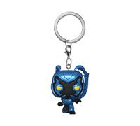 Funko Pop! Keychain: DC - Blue Beetle - Blue Beetle - Minifigura de Vinilo Coleccionable Llavero Original - Relleno de Calcetines - Idea de Regalo- Mercancia Oficial - Movies Fans - Minifigura