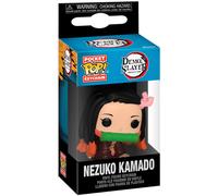 Funko Pop! Keychain: Demon Slayer - Nezuko - Guardianes de la Noche - Minifigura de Vinilo Coleccionable Llavero Original - Relleno de Calcetines - Idea de Regalo - Mercancia Oficial - Anime Fans