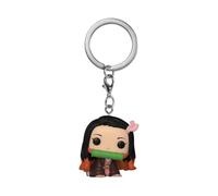 Funko Pop! Keychain: Demon Slayer - Nezuko - Guardianes de la Noche - Minifigura de Vinilo Coleccionable Llavero Original - Relleno de Calcetines - Idea de Regalo - Mercancia Oficial - Anime Fans