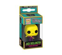 Funko Pop! Keychain: Disney The Nightmare Before Christmas - Blacklight - Jack Skellington - Minifigura de Vinilo Coleccionable Llavero Original - Relleno de Calcetines - Idea de Regalo - Movies Fans