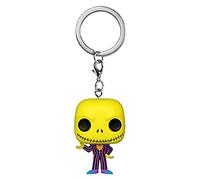 Funko Pop! Keychain: Disney The Nightmare Before Christmas - Blacklight - Jack Skellington - Minifigura de Vinilo Coleccionable Llavero Original - Relleno de Calcetines - Idea de Regalo - Movies Fans