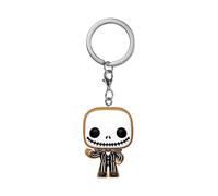 Funko Pop! Keychain: Disney The Nightmare Before Christmas - Jack Skellington - (Gingerbread) - Minifigura de Vinilo Coleccionable Llavero Original - Relleno de Calcetines - Idea de Regalo