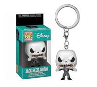 Funko Pop! Keychain: Disney The Nightmare Before Christmas - Jack Skellington - (scary Face) - Minifigura de Vinilo Coleccionable Llavero Original - Relleno de Calcetines - Idea de Regalo
