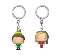Funko Pop! Keychain: Elf - 2 Pack Buddy & Jovie - Minifigura de Vinilo Coleccionable Llavero Original - Relleno de Calcetines - Idea de Regalo- Mercancia Oficial - Movies Fans - Minifigura