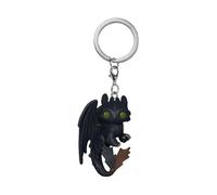 Funko Pop! Keychain: How To Train Your Dragon Live Action - Toothless - Minifigura de Vinilo Coleccionable Llavero Original - Relleno de Calcetines - Idea de Regalo - Mercancia Oficial - Movies Fans