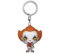 Funko POP! Keychain: IT - Pennywise - (with Balloon) - IT 2017 - Minifigura de Vinilo Coleccionable Llavero Original - Relleno de Calcetines - Idea de Regalo- Mercancia Oficial - Movies Fans