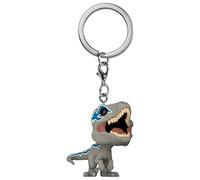 Funko POP! Keychain: JW3 - Velociraptor - (Blue) - Jurassic World 3 - Collectable Vinilo Mini Figure Llavero Novedoso - Relleno De Calcetín - Idea De Regalo - Mercancía Oficial - Fans De Movies