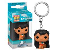 Funko pop! keychain: lilo and stitch - lilo with camera - minifigura d