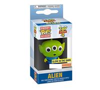 FUNKO POP Keychain Llavero Disney Toy Story Alien Brillo EN LA Oscuridad Glow IN The Dark EDICION Especial 43678 Accesorios, Multicolor (FUNKO-43678)