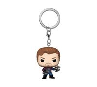 Funko Pop! Keychain: Marvel - Guardians of The Galaxy 3 - Star-Lord - Guardianes de la Galaxia - Minifigura de Vinilo Coleccionable Llavero Original - Relleno de Calcetines - Idea de Regalo