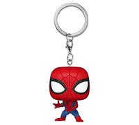 Funko Pop! Keychain: Marvel - New Classics - Spider-Man - Minifigura de Vinilo Coleccionable Llavero Original - Relleno de Calcetines - Idea de Regalo- Mercancia Oficial