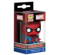 Funko POP! Keychain: Marvel - Spider-Man - Marvel Comics - Cómics Marvel - Minifigura de Vinilo Coleccionable Llavero Original - Relleno de Calcetines - Idea de Regalo- Mercancia Oficial - Minifigura