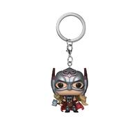 Funko Pop! Keychain: Marvel: Thor: Love and Thunder - Mighty Thor - Minifigura de Vinilo Coleccionable Llavero Original - Relleno de Calcetines - Idea de Regalo- Mercancia Oficial - Movies Fans