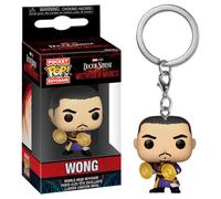 Funko pop! keychain marvel: - wong - doctor strange - minifigura de vi