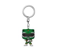 Funko Pop! Keychain: Mighty Morphin Power Rangers 30th - Green Ranger - Power Rangers TV - Minifigura de Vinilo Coleccionable Llavero Original - Relleno de Calcetines - Idea de Regalo - TV Fans