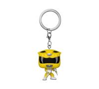 Funko POP! Keychain: Mighty Morphin Power Yellow Rangers 30th - YLW Yellow Ranger - Power Rangers TV - Collectable Vinilo Mini Figure Llavero Novedoso - Relleno De Calcetín - Idea De Regalo