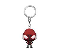 Funko Pop! Keychain: Miles Morales - Winter Miles - Spider-Man - Miles Morales Game - Minifigura de Vinilo Coleccionable Llavero Original - Relleno de Calcetines - Idea de Regalo- Mercancia Oficial