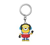 Funko Pop! Keychain: Minions 2- Roller Skating Stuart - Minifigura de Vinilo Coleccionable Llavero Original - Relleno de Calcetines - Idea de Regalo- Mercancia Oficial - Movies Fans - Minifigura