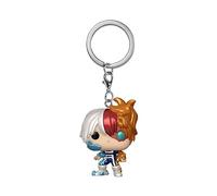 Funko Pop! Keychain: My Hero Academia (MHA) - Todoroki - Metálico - My Hero Academia and 2 - Minifigura de Vinilo Coleccionable Llavero Original - Relleno de Calcetines - Idea de Regalo - Anime Fans