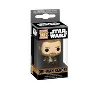 Funko Pop! Keychain: OBI-WAN Kenobi - Star Wars - Minifigura de Vinilo Coleccionable Llavero Original - Relleno de Calcetines - Idea de Regalo- Mercancia Oficial - TV Fans - Minifigura
