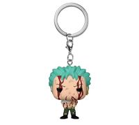 Funko Pop! Keychain: OP - Roronoa Zoro - One Piece - Minifigura de Vinilo Coleccionable Llavero Original - Relleno de Calcetines - Idea de Regalo- Mercancia Oficial - Anime Fans - Minifigura