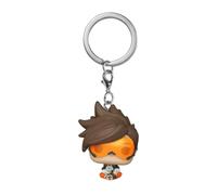 Funko Pop! Keychain: Overwatch 2 - Tracer - Minifigura de Vinilo Coleccionable Llavero Original - Relleno de Calcetines - Idea de Regalo- Mercancia Oficial - Video Games Fans - Minifigura