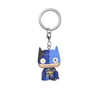 Funko Pop! Keychain: Patchwork - Batman - DC Comics - Minifigura de Vinilo Coleccionable Llavero Original - Relleno de Calcetines - Idea de Regalo- Mercancia Oficial - Comic Books Fans