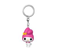 Funko Pop! Keychain: Sanrio - My Melody - Hello Kitty - Minifigura de Vinilo Coleccionable Llavero Original - Relleno de Calcetines - Idea de Regalo - Mercancia Oficial - Anime Fans - Minifigura