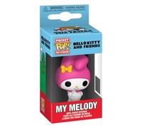 Funko Pop! Keychain: Sanrio - My Melody - Hello Kitty - Minifigura de Vinilo Coleccionable Llavero Original - Relleno de Calcetines - Idea de Regalo - Mercancia Oficial - Anime Fans - Minifigura