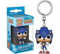 Funko Pocket Pop! Llavero Sonic con Anillo – Minifigura vinilo coleccionable oficial