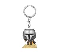 Funko POP! Keychain: Star Wars: The Mandalorian - Mango - Mando Con Blaster - Collectable Vinilo Mini Figure Llavero Novedoso - Relleno De Calcetín - Idea De Regalo - Mercancía Oficial - Fans De TV