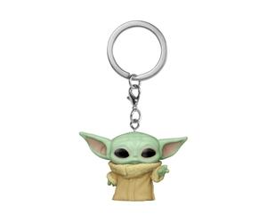 Funko POP! Keychain: Star Wars: The Mandalorian - Strawberry - Grogu (The Child, Baby Yoda) - Collectable Vinilo Mini Figure Llavero Novedoso - Relleno De Calcetín - Idea De Regalo - Mercancía Oficial