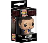 Funko Pop! Keychain: Stranger Things - Eleven With Eggo - (No Wig) - Stranger Things + Kellogg - Minifigura de Vinilo Coleccionable Llavero Original - Relleno de Calcetines - Idea de Regalo - TV Fans