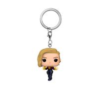 Funko Pop! Keychain: The Marvels - Captain Marvel - Minifigura de Vinilo Coleccionable Llavero Original - Relleno de Calcetines - Idea de Regalo- Mercancia Oficial - Movies Fans - Minifigura