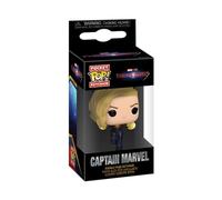 Funko Pop! Keychain: The Marvels - Captain Marvel - Minifigura de Vinilo Coleccionable Llavero Original - Relleno de Calcetines - Idea de Regalo- Mercancia Oficial - Movies Fans - Minifigura